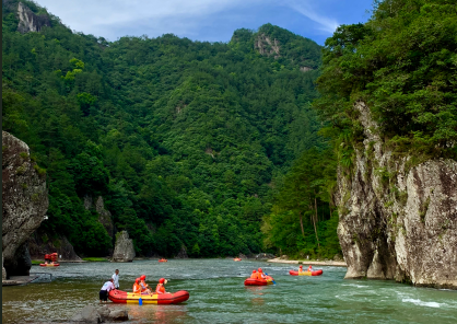 白水洋-橡皮艇漂流
